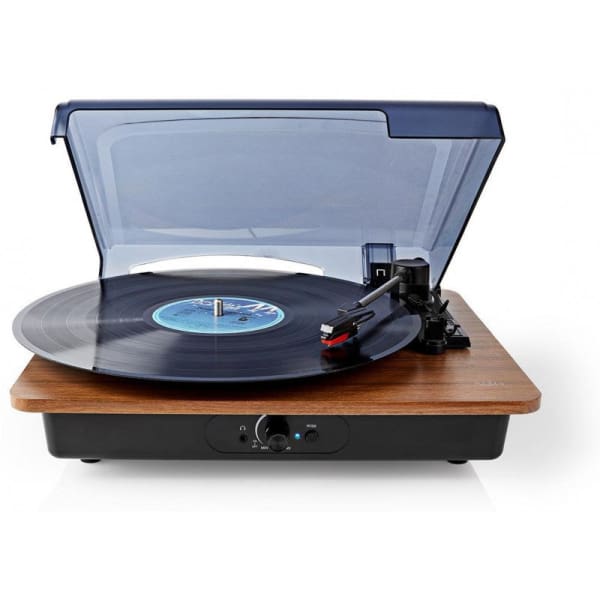 Platine vinyle Bluetooth NEDIS Marron (TURN200BN) Platine vinyle Bluetooth NEDIS Marron (TURN200BN)